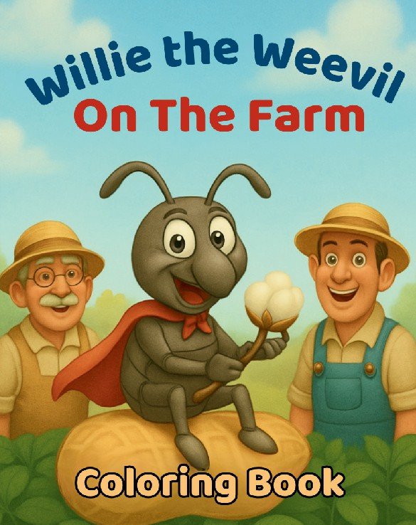 Cover of Willie the Weevil Coloring Book