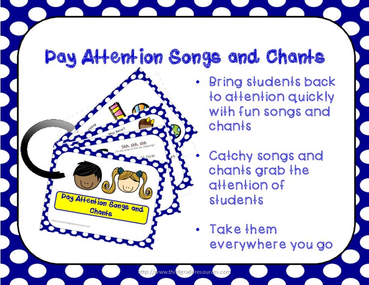 Cover of FREE PREVIEW: Pay Attention Chants and Songs