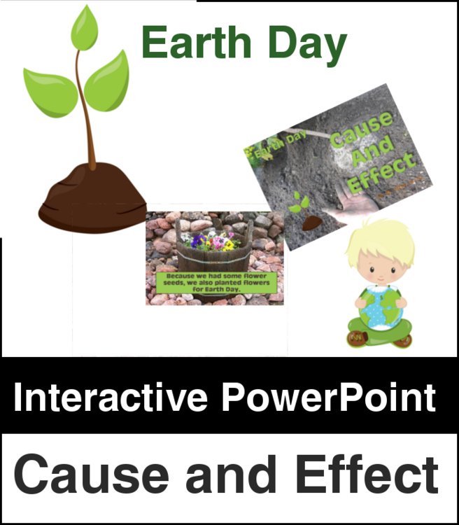 Cover of Cause and Effect Earth Day Review NO PREP