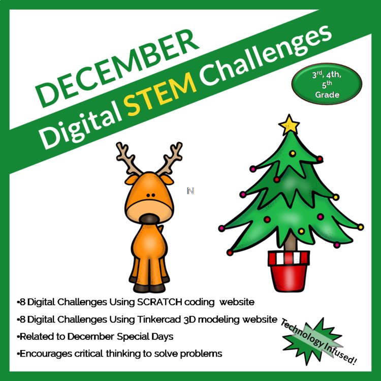 Cover of December DIGITAL STEM Challenges