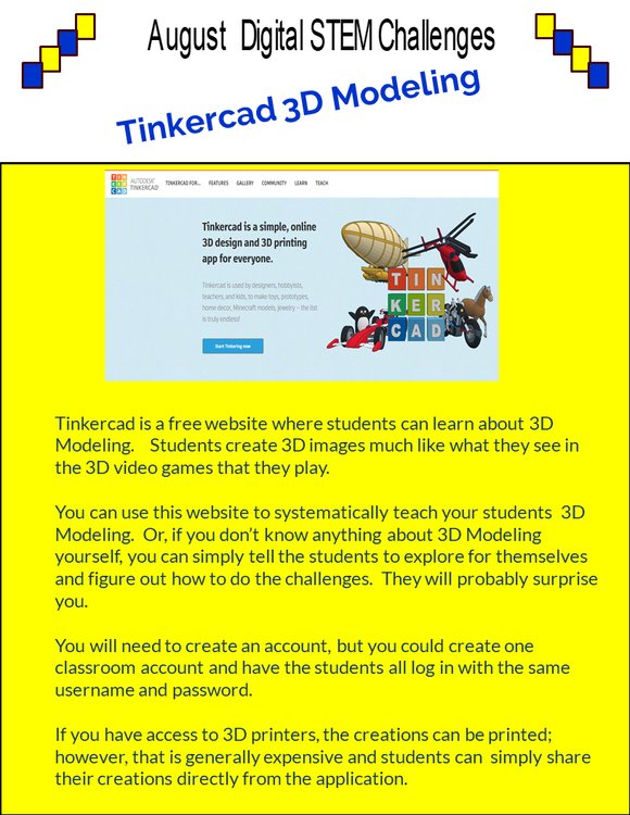 Preview page 2 of Back to School STEM Challenges 3rd-5th | Scratch Coding & Tinkercad 3D