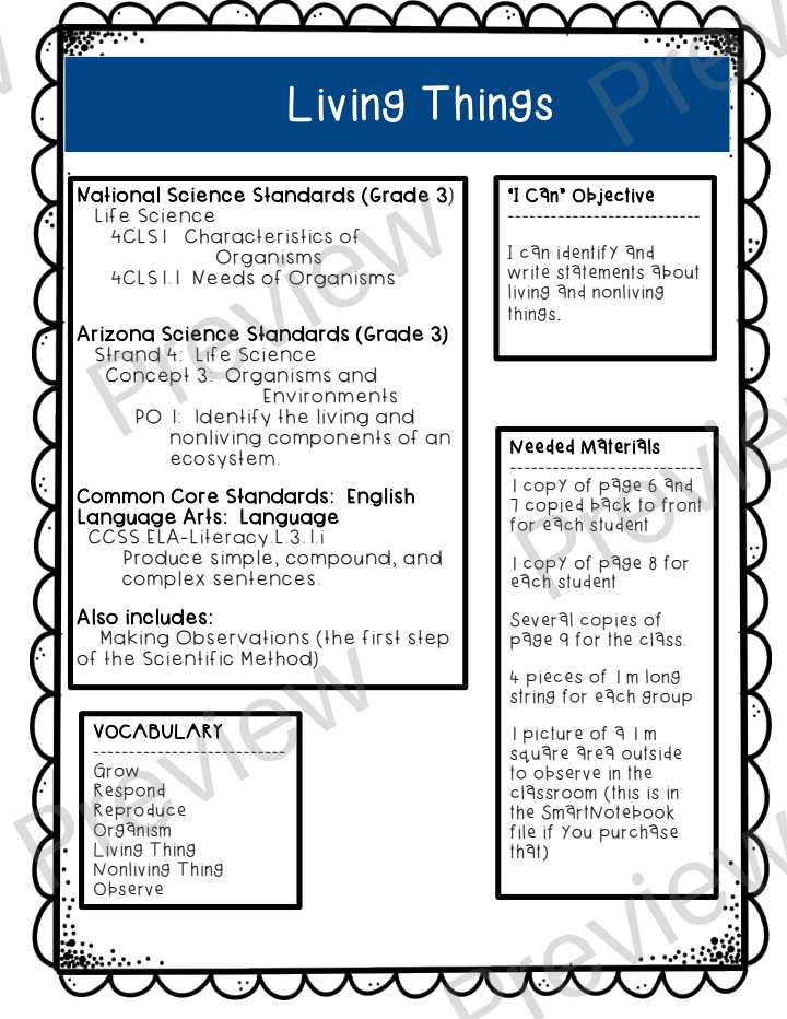 Preview page 6 of Living and Non-Living Things Interactive Notebook Pages